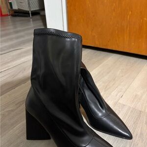 Forever 21 Black Heeled Boots
